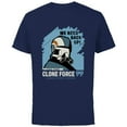 thumbnail image 1 of Star Wars The Bad Batch Echo Quote “We Need Back Up!” - Short Sleeve Cotton T-Shirt for Adults - Customized-Navy, 1 of 5