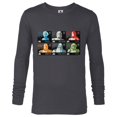 thumbnail image 1 of Star Wars The Bad Batch Faces Names and Quotes - Long Sleeve T-Shirt for Men - Customized-Charcoal Heather, 1 of 5