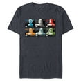 thumbnail image 1 of Star Wars The Bad Batch Faces Names and Quotes - Short Sleeve Blended T-Shirt for Adults - Customized-Navy Heather, 1 of 5