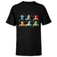 thumbnail image 1 of Star Wars The Bad Batch Faces Names and Quotes - Short Sleeve T-Shirt for Kids - Customized-Black, 1 of 5