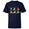 thumbnail image 1 of Star Wars The Bad Batch Faces Names and Quotes - Short Sleeve T-Shirt for Kids - Customized-Navy, 1 of 5