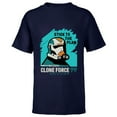 thumbnail image 1 of Star Wars The Bad Batch Hunter Quote “Stick to the Plan” - Short Sleeve T-Shirt for Kids - Customized-Navy, 1 of 5