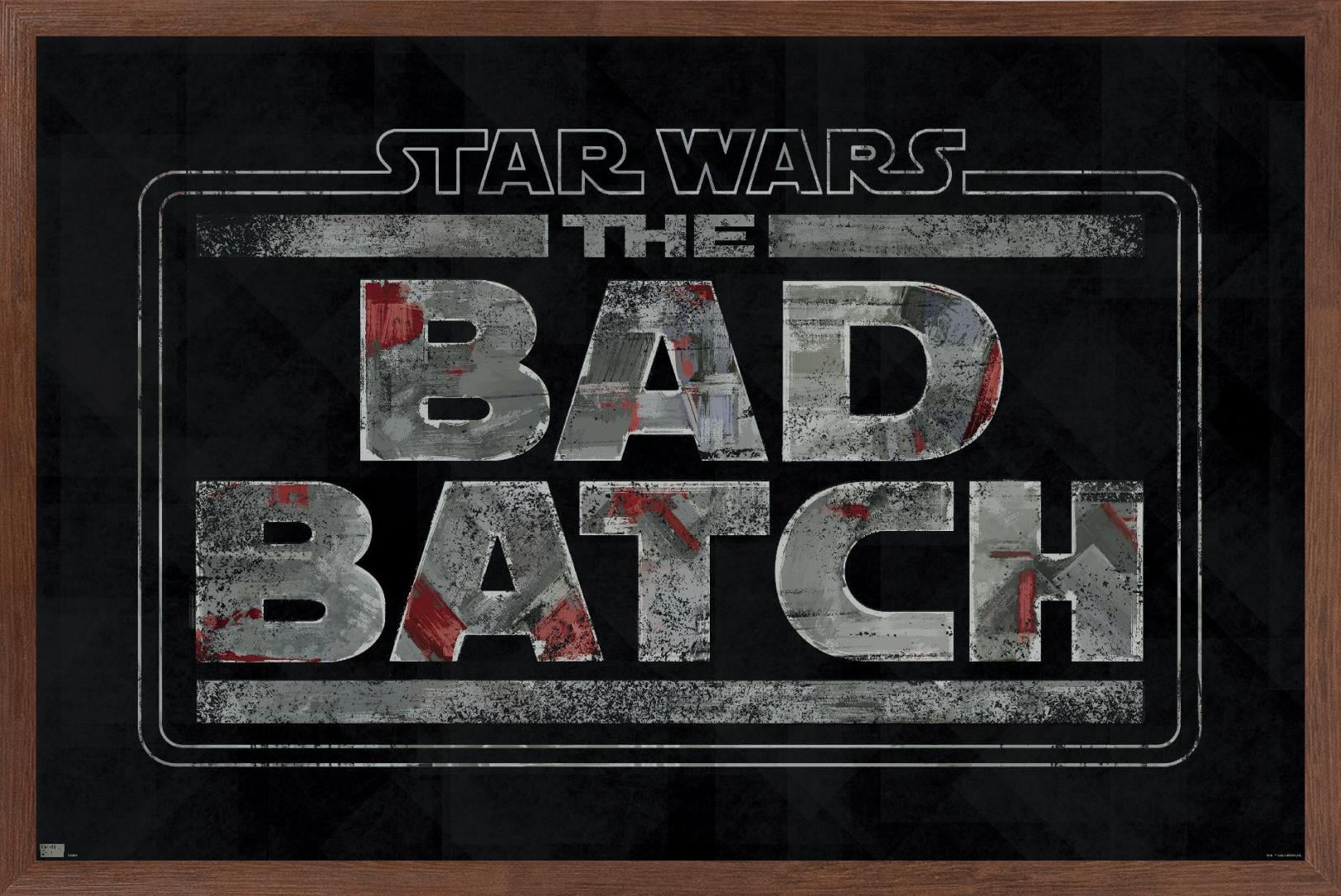 Star Wars: The Bad Batch - Logo Wall Poster, 14.725" x 22.375", Framed