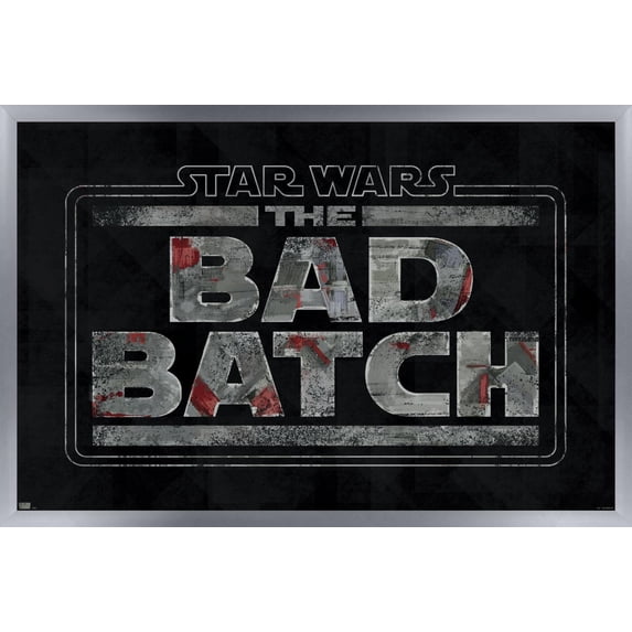 Star Wars: The Bad Batch - Logo Wall Poster, 22.375" x 34", Framed