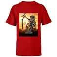 thumbnail image 1 of Star Wars The Bad Batch Mercenary Team Poster Art- Short Sleeve T-Shirt for Kids - Customized-Red, 1 of 5
