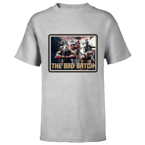 Star Wars The Bad Batch Ready for Battle - Short Sleeve T-Shirt for Kids - Customized-Athletic Heather
