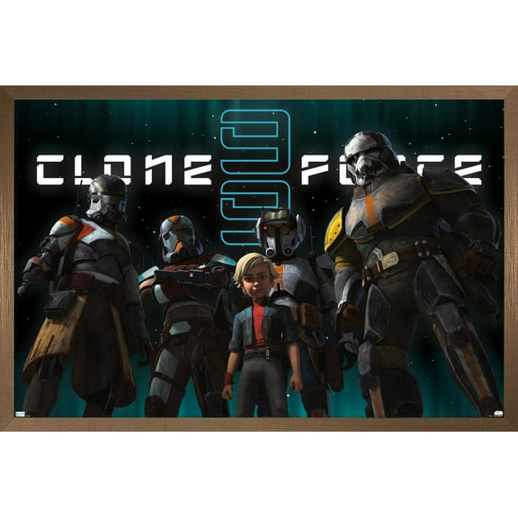 Star Wars: The Bad Batch Season 2 - Group Wall Poster, 14.725" x 22.375" Framed