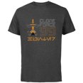 thumbnail image 1 of Star Wars The Bad Batch Season Clone Force 99 Hunter Helmet - Short Sleeve Cotton T-Shirt for Adults - Customized-Charcoal, 1 of 5