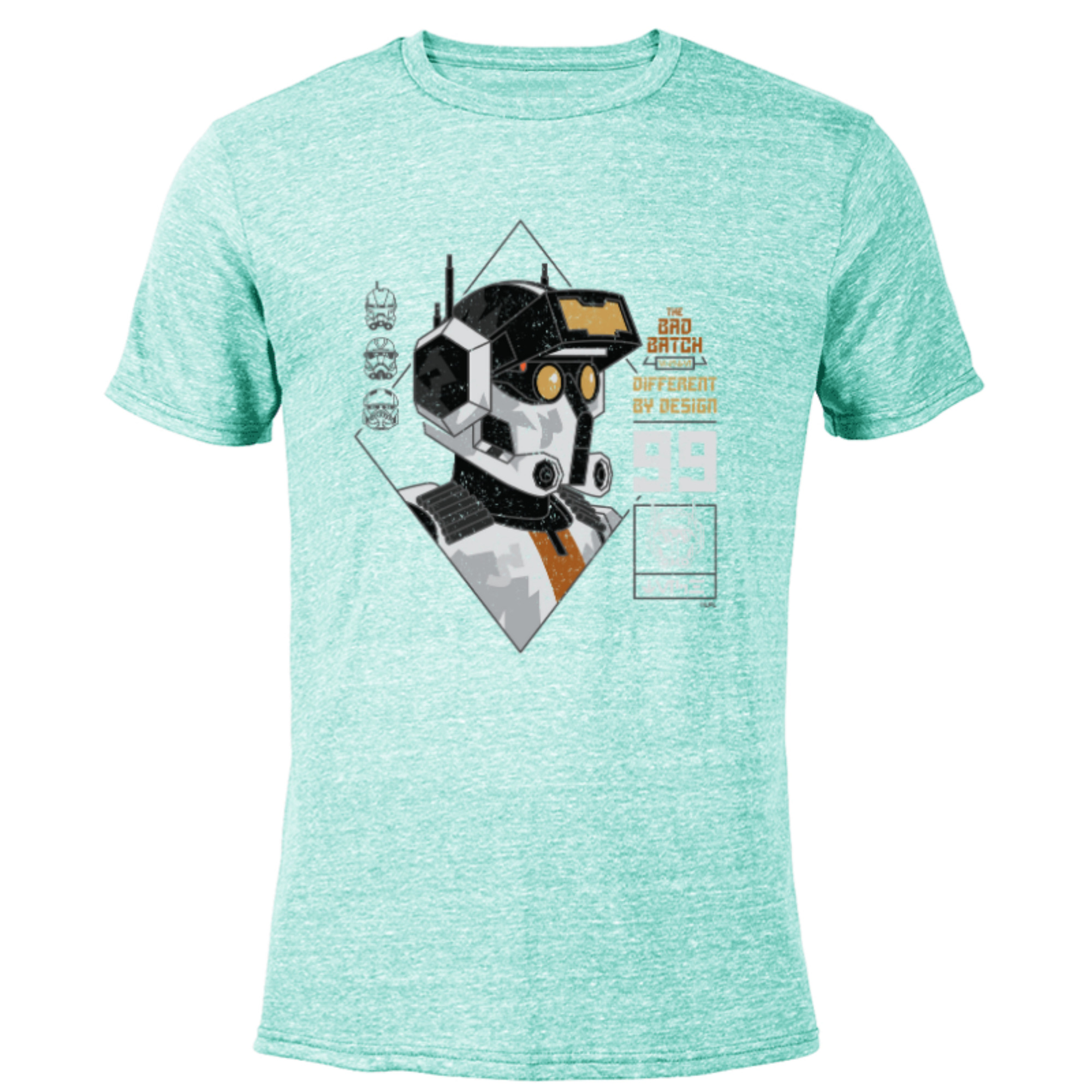 Star Wars The Bad Batch Tech Different by Design - Short Sleeve Blended ...