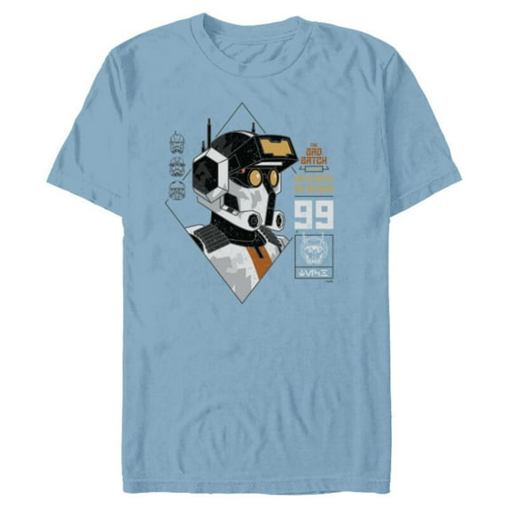 Star Wars The Bad Batch Tech Different by Design - Short Sleeve Blended T-Shirt for Adults - Customized-Ocean Blue