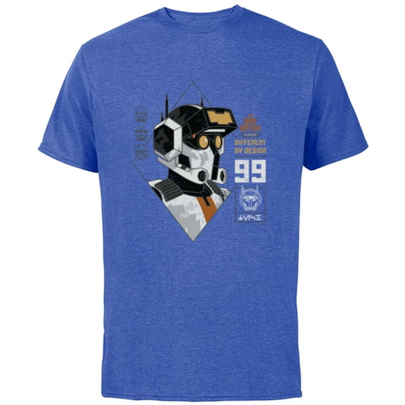 Star Wars The Bad Batch Tech Different by Design - Short Sleeve Cotton T-Shirt for Adults - Customized-Royal Heather