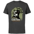 thumbnail image 1 of Star Wars The Bad Batch Tech Quote “I Know What I’m Doing” - Short Sleeve Cotton T-Shirt for Adults - Customized-Charcoal, 1 of 5