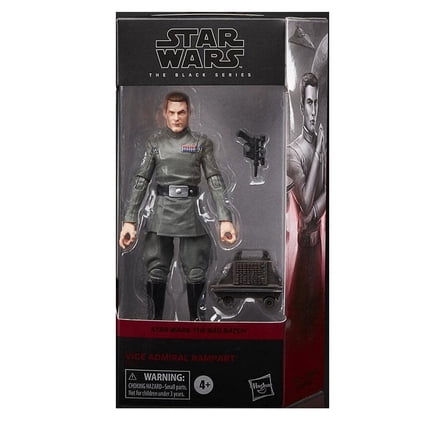 Star Wars: The Bad Batch The Black Series Vice Admiral Rampart Kids Toy Action Figure for Boys and Girls Ages 4 5 6 7 8 and Up (6”) (NON-MINT PACKAGE)
