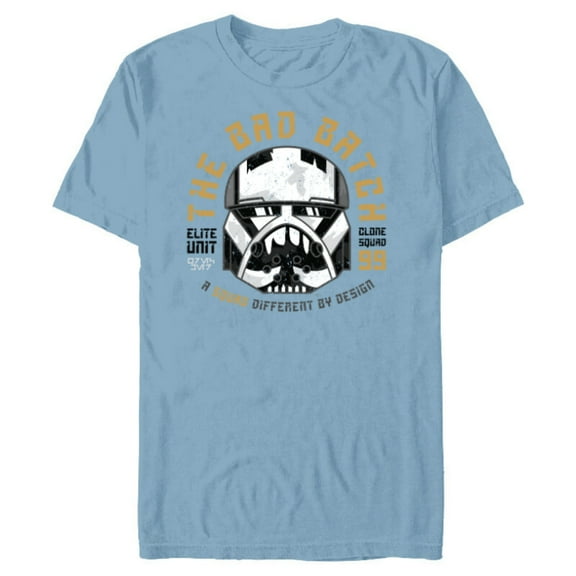 Star Wars The Bad Batch Wrecker A Squad Different by Design - Short Sleeve Blended T-Shirt for Adults - Customized-Ocean Blue
