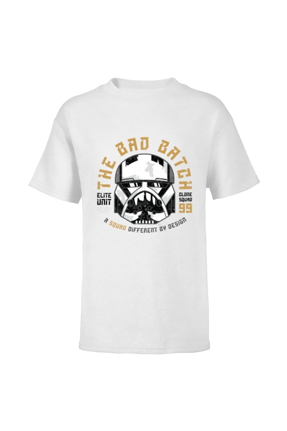 The Bad Batch Wrecker A Squad Different by Design - Short Sleeve T-Shirt for Kids - Customized-White