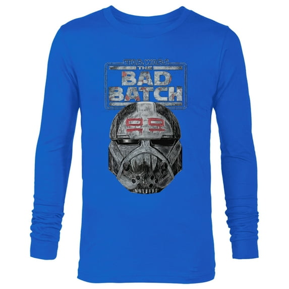 Star Wars The Bad Batch Wrecker Helmet Sketch Standard - Long Sleeve T-Shirt for Men – Customized-Royal