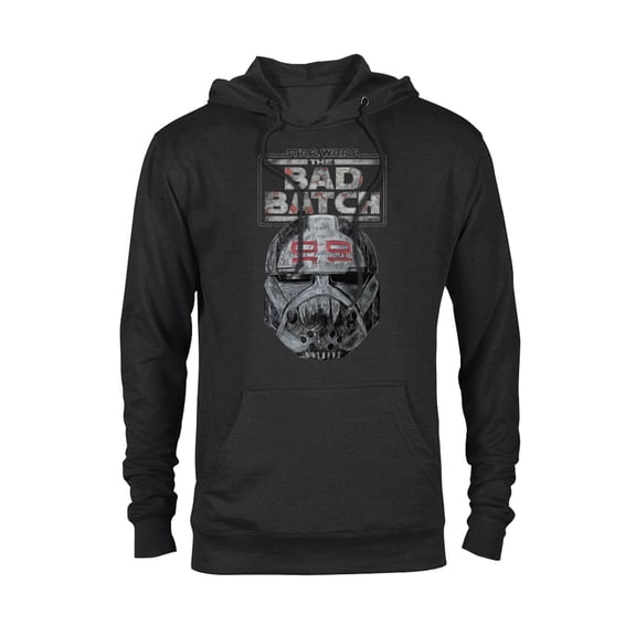 Star Wars The Bad Batch Wrecker Helmet Sketch Standard - Pullover Hoodie for Adults – Customized-Black