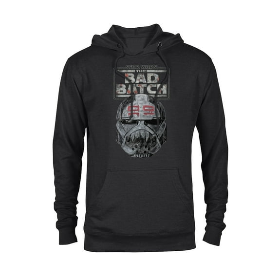 Star Wars The Bad Batch Wrecker Helmet Sketch Standard - Pullover Hoodie for Adults – Customized-Black