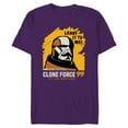 thumbnail image 1 of Star Wars The Bad Batch Wrecker Quote “Leave it to Me!” - Short Sleeve Blended T-Shirt for Adults - Customized-Purple, 1 of 5