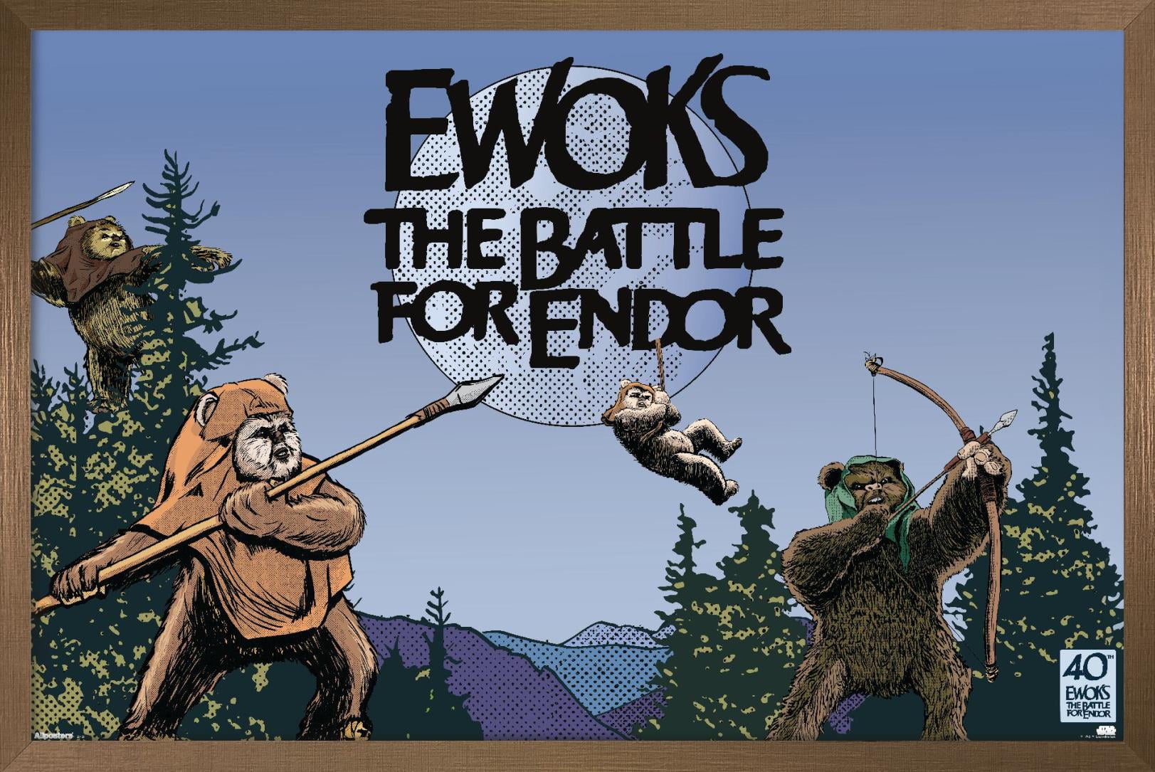 Star Wars: The Battle For Endor - 40th Key Art Wall Poster, 22.375