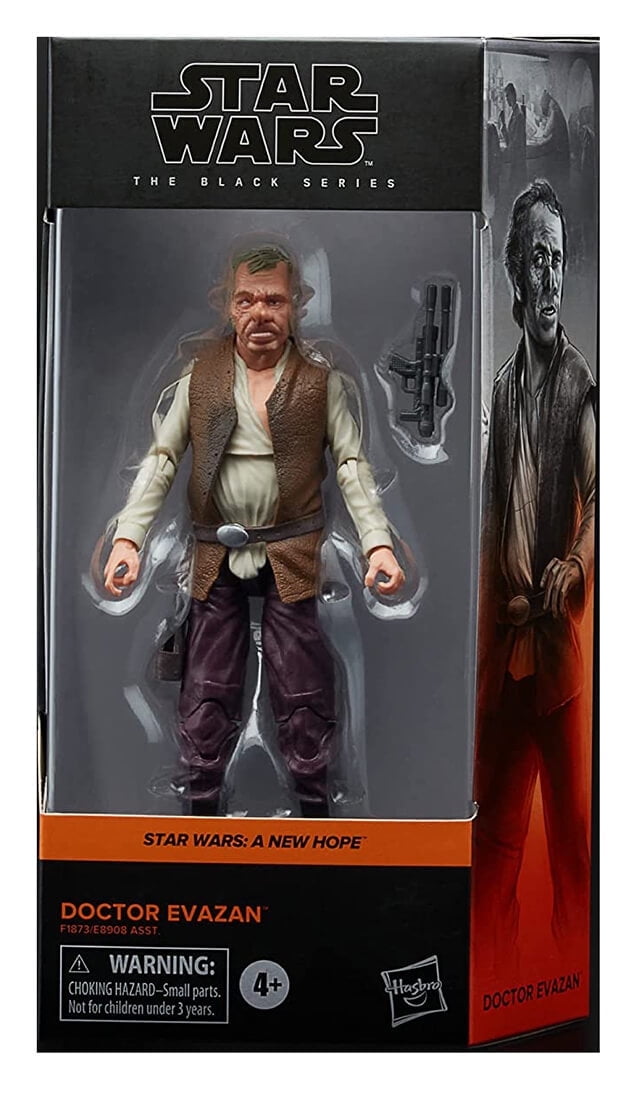 Star Wars Doctor Evazan Movie-Inspired Black Series 6 inch Action Figure (NON-MINT PACKAGE)
