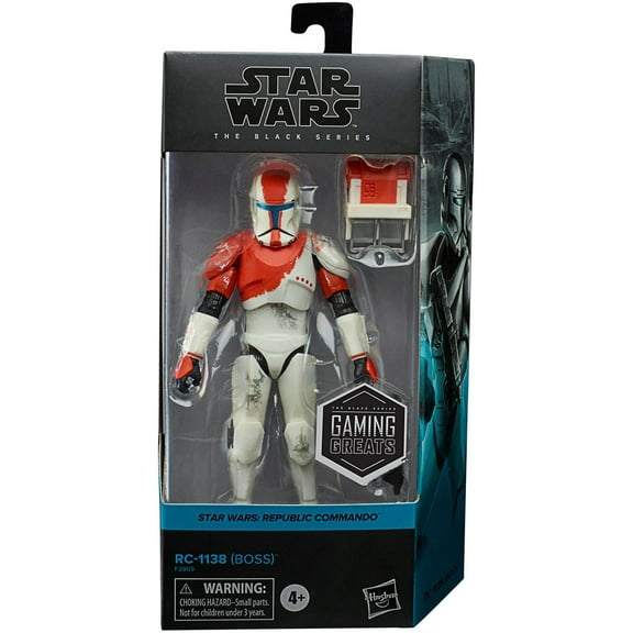 Star Wars The Black Series Gaming Greats 6 Inch Action Figure Box Art Exclusive - RC-1138 Red Trooper (BOSS)
