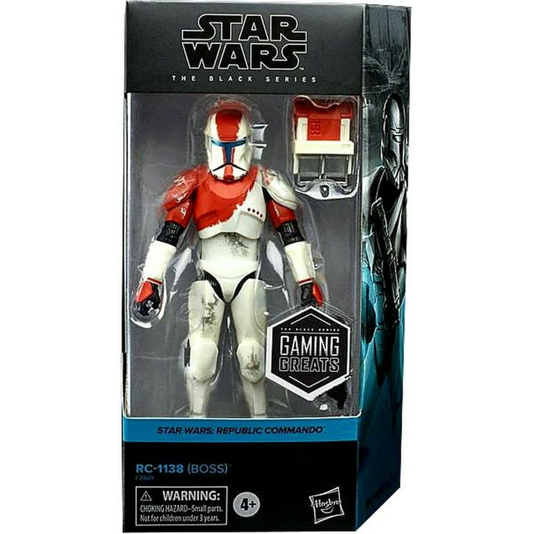 Star Wars The Black Series Gaming Greats 6 Inch Action Figure - RC-1138 Red  Trooper (BOSS)