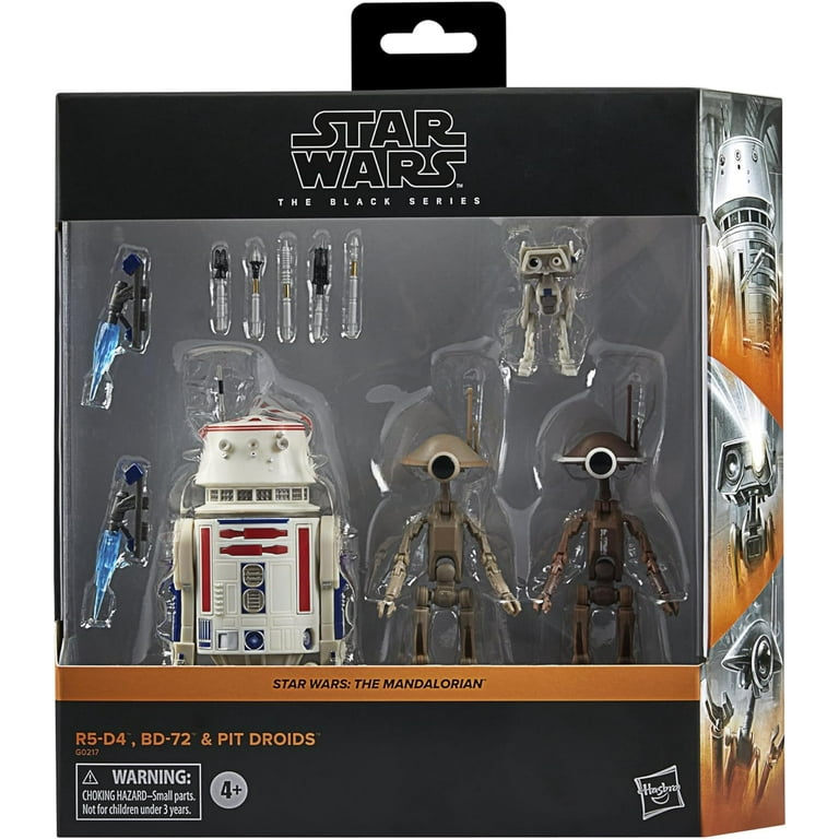 Hasbro Star Wars The Black Series R5-D4, BD-72 Pit Droids, 6