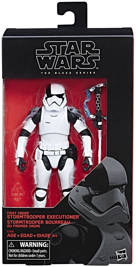 Star Wars The Black Series The Last Jedi 6 Inch First Order Stormtrooper Executioner Action Figure