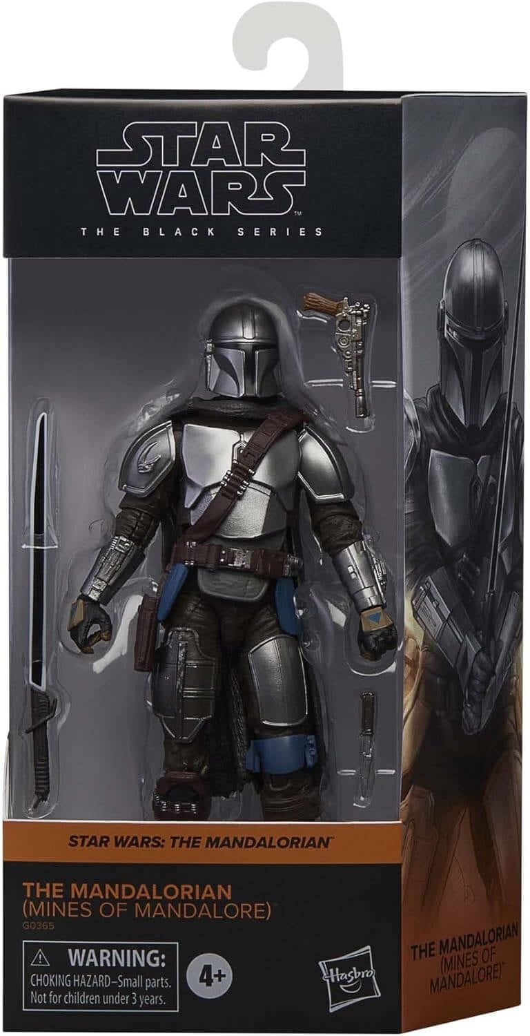 Star Wars The Black Series The Mandalorian (Mines of Mandalore) Collectible Action Figure (6”) (NON-MINT PACKAGE)