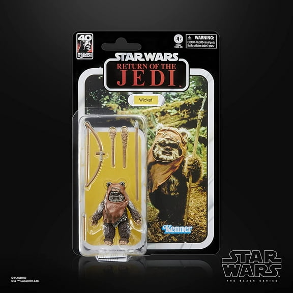 Star Wars The Black Series Wicket, Star Wars: Return of the Jedi 6-Inch Action Figures