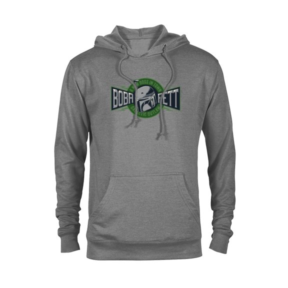 Star Wars The Book of Boba Fett A New Boss In Town - Pullover Hoodie for Adults – Customized-Graphite Heather