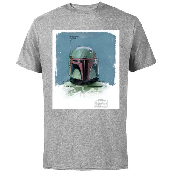 Star Wars The Book of Boba Fett Armor - Short Sleeve Cotton T-Shirt for Adults - Customized-Athletic Heather