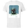 thumbnail image 1 of Star Wars The Book of Boba Fett Armor - Short Sleeve Cotton T-Shirt for Adults - Customized-White, 1 of 5