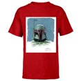 thumbnail image 1 of Star Wars The Book of Boba Fett Armor - Short Sleeve T-Shirt for Kids – Customized-Red, 1 of 5