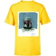 thumbnail image 1 of Star Wars The Book of Boba Fett Armor - Short Sleeve T-Shirt for Kids – Customized-Yellow, 1 of 5