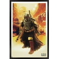 thumbnail image 1 of Star Wars: The Book of Boba Fett - Boba In Canyon Wall Poster, 14.725" x 22.375", Framed, 1 of 3