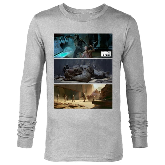 Star Wars The Book of Boba Fett Chapter 3 - Long Sleeve T-Shirt for Men - Customized-Athletic Heather