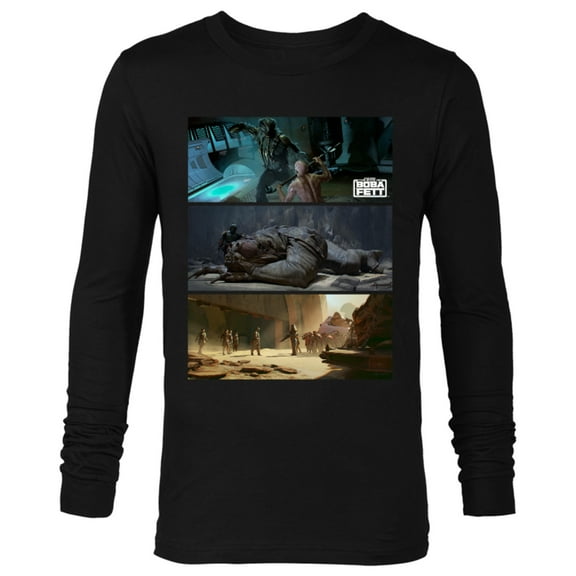 Star Wars The Book of Boba Fett Chapter 3 - Long Sleeve T-Shirt for Men - Customized-Black