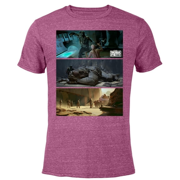 Star Wars The Book of Boba Fett Chapter 3 - Short Sleeve Blended T-Shirt for Adults - Customized-Purple
