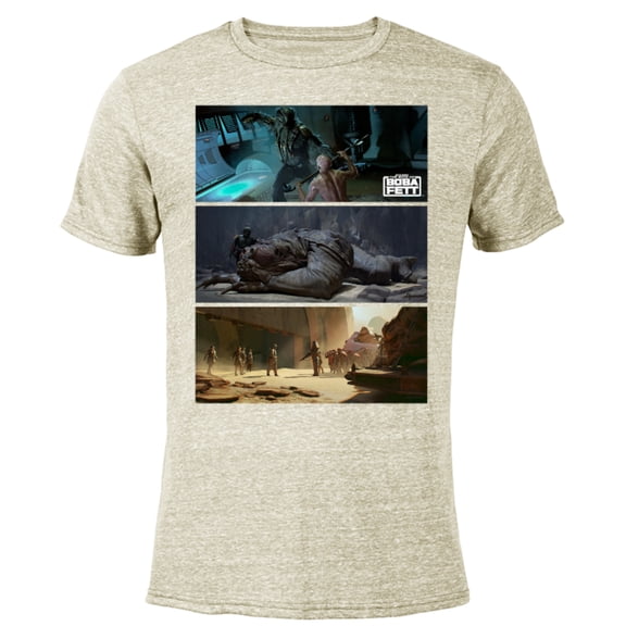 Star Wars The Book of Boba Fett Chapter 3 - Short Sleeve Blended T-Shirt for Adults - Customized-Yellow