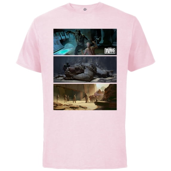Star Wars The Book of Boba Fett Chapter 3 - Short Sleeve Cotton T-Shirt for Adults - Customized-Soft Pink