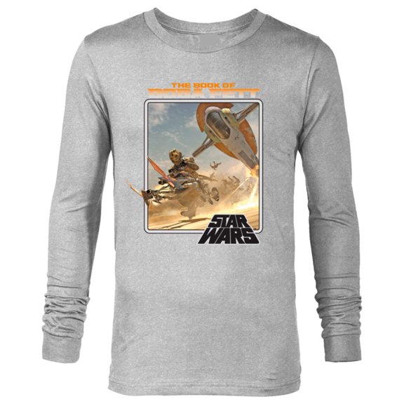 Star Wars: The Book of Boba Fett Chapter 4 - Long Sleeve T-Shirt for Men - Customized-Athletic Heather