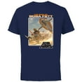 thumbnail image 1 of Star Wars: The Book of Boba Fett Chapter 4 - Short Sleeve Cotton T-Shirt for Adults - Customized-Navy, 1 of 5
