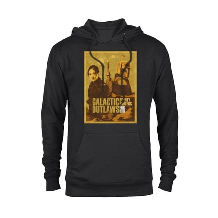 Star Wars The Book of Boba Fett Fennec Galactic Outlaws - Pullover Hoodie for Adults – Customized-Black