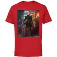 thumbnail image 1 of Star Wars The Book of Boba Fett Fennec Shand Portrait - Short Sleeve Cotton T-Shirt for Adults - Customized-Red, 1 of 5