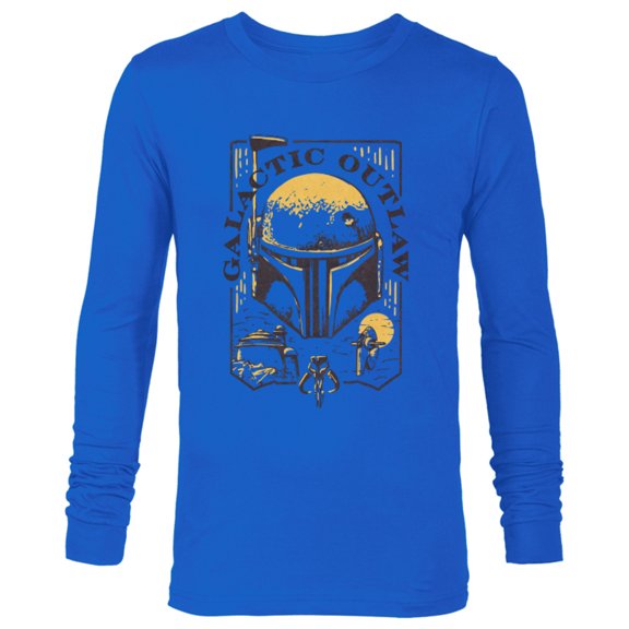 Star Wars The Book of Boba Fett Galactic Outlaw - Long Sleeve T-Shirt for Men – Customized-Royal