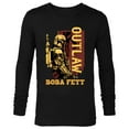 thumbnail image 1 of Star Wars The Book of Boba Fett Galactic Outlaw Poster - Long Sleeve T-Shirt for Men – Customized-Black, 1 of 5