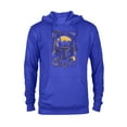 thumbnail image 1 of Star Wars The Book of Boba Fett Galactic Outlaw - Pullover Hoodie for Adults – Customized-Royal Heather, 1 of 5