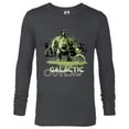 thumbnail image 1 of Star Wars The Book of Boba Fett Galactic Outlaw Rancor Rider - Long Sleeve T-Shirt for Men - Customized-Charcoal Heather, 1 of 5